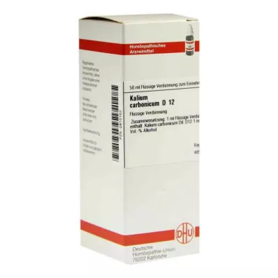 KALIUM CARBONICUM D 12 Hígítás, 50 ml