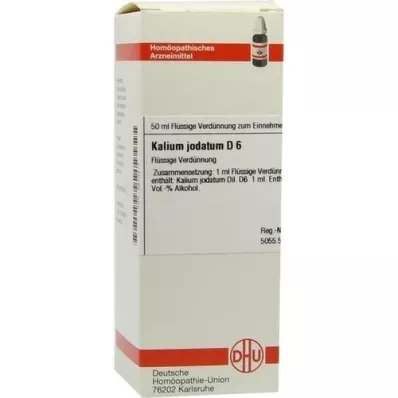 KALIUM JODATUM D 6 Hígítás, 50 ml