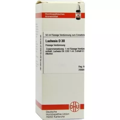 LACHESIS D 30 hígítás, 50 ml