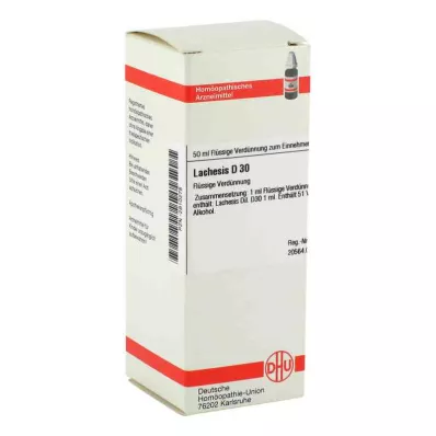 LACHESIS D 30 hígítás, 50 ml LACHESIS D 30 hígítás, 50 ml