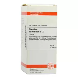 STRONTIUM CARBONICUM D 12 tabletta, 200 db