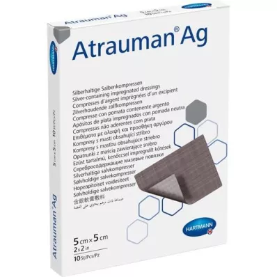 ATRAUMAN Ag 5x5 cm-es steril borogatás, 10 db