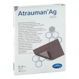ATRAUMAN Ag 5x5 cm-es steril borogatás, 10 db