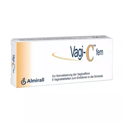 VAGI C Fem hüvelytabletta, 6 db