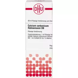 CALCIUM CARBONICUM Hahnemanni D 8 hígítás, 20 ml