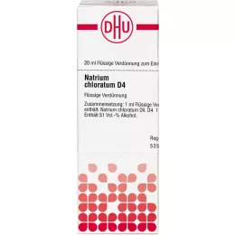 NATRIUM CHLORATUM D 4 hígítás, 20 ml