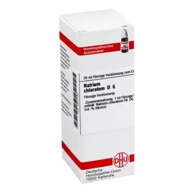 NATRIUM CHLORATUM D 6 Hígítás, 20 ml NATRIUM CHLORATUM D 6 Hígítás, 20 ml