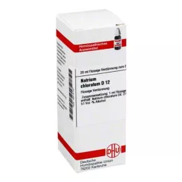 NATRIUM CHLORATUM D 12 Hígítás, 20 ml
