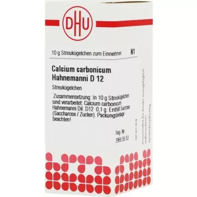 CALCIUM CARBONICUM Hahnemanni D 12 golyó, 10 g