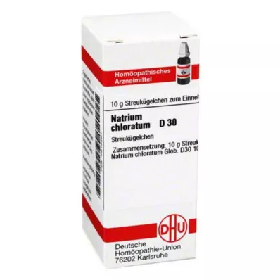 NATRIUM CHLORATUM D 30 gömböcskék, 10 g