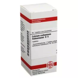 CALCIUM CARBONICUM Hahnemanni D 6 tabletta, 80 db