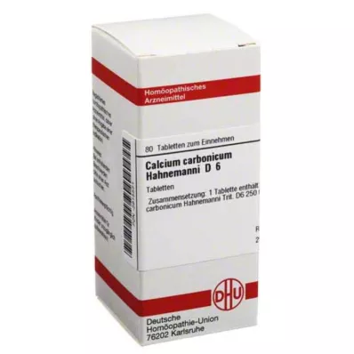 CALCIUM CARBONICUM Hahnemanni D 6 tabletta, 80 db