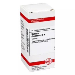 NATRIUM CHLORATUM D 4 tabletta, 80 db