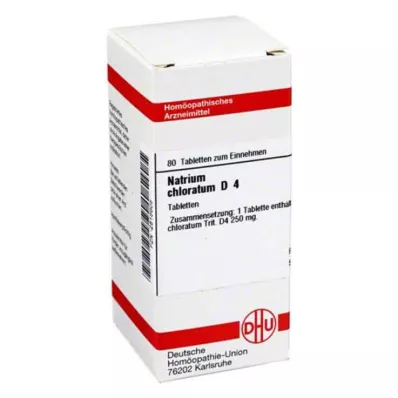 DHU Sodium chloratum D 4 tabletta, 80 db