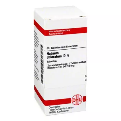 DHU Sodium chloratum D 6 tabletta, 80 db