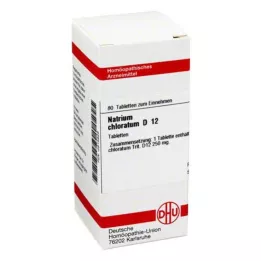 NATRIUM CHLORATUM D 12 tabletta, 80 db
