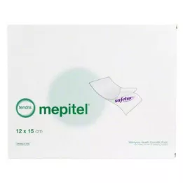MEPITEL Szilikonhálós kötszer 12x15 cm steril, 5 db