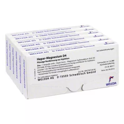 HEPAR MAGNESIUM D 4 ampulla, 48X1 ml