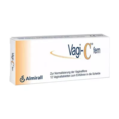 VAGI C Fem hüvelytabletta, 12 db