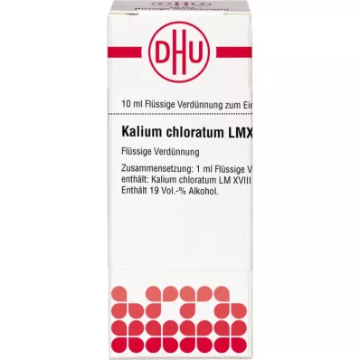 KALIUM CHLORATUM LM XVIII Hígítás, 10 ml