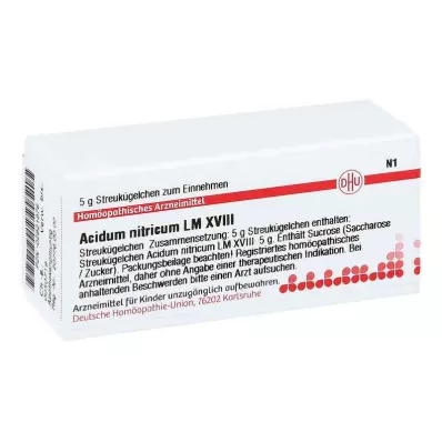 ACIDUM NITRICUM LM XVIII Gömböcskék, 5 g