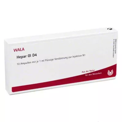 HEPAR GL D 4 ampulla, 10X1 ml HEPAR GL D 4 ampulla, 10X1 ml