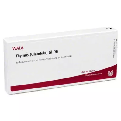 THYMUS GLANDULA GL D 6 ampulla, 10X1 ml