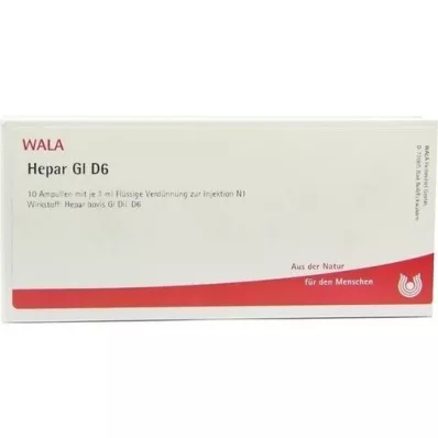 HEPAR GL D 6 ampulla, 10X1 ml