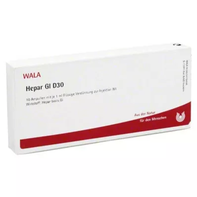 HEPAR GL D 30 ampullák, 10X1 ml