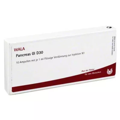 PANCREAS GL D 30 ampulla, 10X1 ml