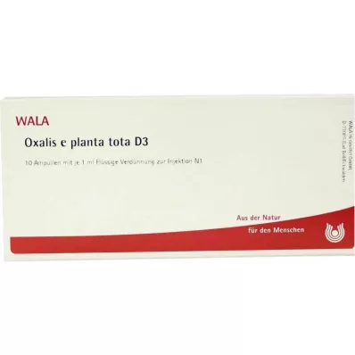 OXALIS E planta tota D 3 ampulla, 10X1 ml