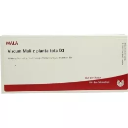 VISCUM MALI e planta tota D 3 ampulla, 10X1 ml