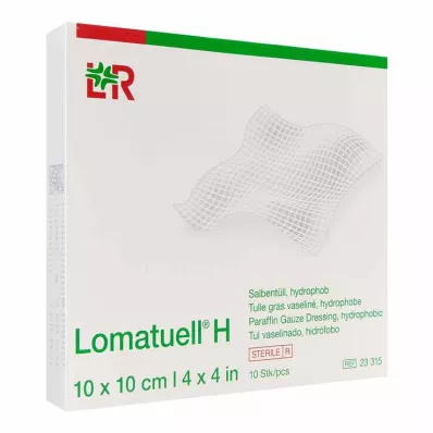 LOMATUELL H kenőcsös tüll 10x10 cm steril, 10 db