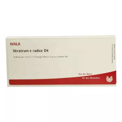 VERATRUM E radice D 4 ampulla, 10X1 ml