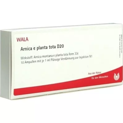 ARNICA E Planta tota D 20 ampulla, 10X1 ml