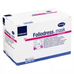 FOLIODRESS maszk Comfort tökéletes zöld OP-maszk, 50 db
