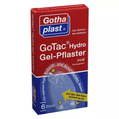 GOTAC Sebfólia gélbetéttel, 6 db GOTAC Sebfólia gélbetéttel, 6 db