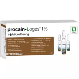 PROCAIN-Loges 1%-os oldatos injekciós ampullák, 50X2 ml