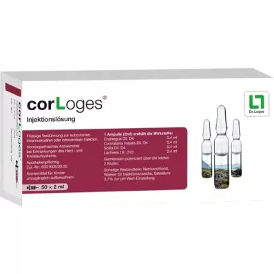 CORLOGES Injekciós oldatos ampullák, 50X2 ml