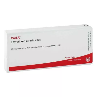 LEVISTICUM E radice D 4 ampulla, 10X1 ml LEVISTICUM E radice D 4 ampulla, 10X1 ml