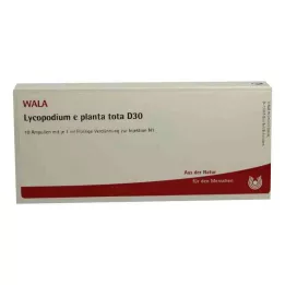 LYCOPODIUM E planta tota D 30 ampulla, 10X1 ml