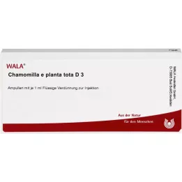 CHAMOMILLA E planta tota D 3 ampulla, 10X1 ml