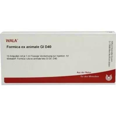 Formica ex animale GL D 40 ampulla, 10X1 ml