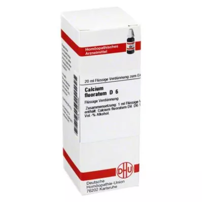 CALCIUM FLUORATUM D 6 Hígítás, 20 ml