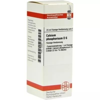 CALCIUM PHOSPHORICUM D 6 Hígítás, 20 ml