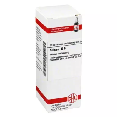 SILICEA D 6 Hígítás, 20 ml