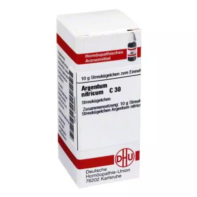 DHU Argentum nitricum C 30 golyócskák, 10 g