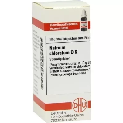 NATRIUM CHLORATUM D 6 gömböcske, 10 g
