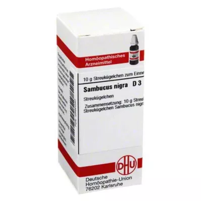 SAMBUCUS NIGRA D 3 gömböcskék, 10 g
