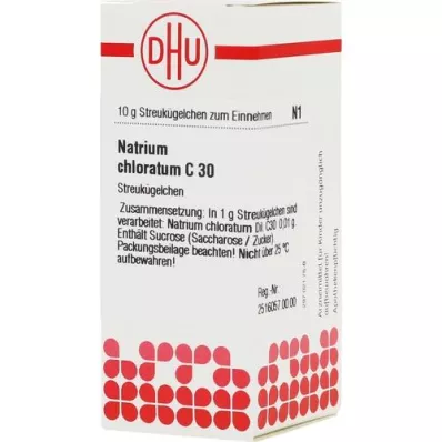NATRIUM CHLORATUM C 30 gömböcskék, 10 g